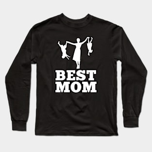 Best Mom Funny Women's T-Shirt and  Mother's Day Long Sleeve T-Shirt